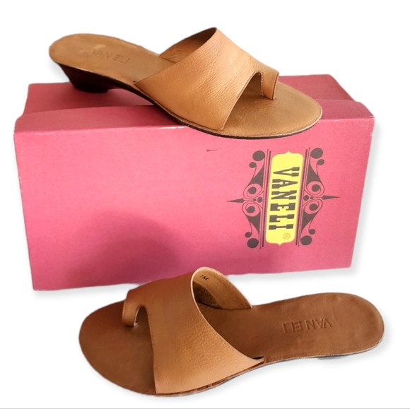 Vaneli Shoes - Vaneli Korinne Brandy Calf Sandals 7